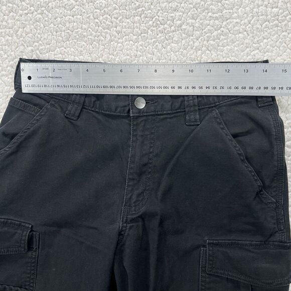 Carhartt Relaxed Fit Cargo Pants 31x32 (Actual 28x29.5) Black Utility Workwear - Picture 7 of 10